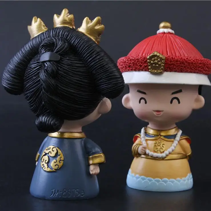 Мультфильм император queen китайский стиль Дворец украшения автомобильные