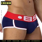 C мужское дышащее нижнее белье, трусы из хлопка с мешочком для пениса, хлопок, сексуальное короткое мужское бикини, мужское нижнее белье, мужские забавные трусы BS39