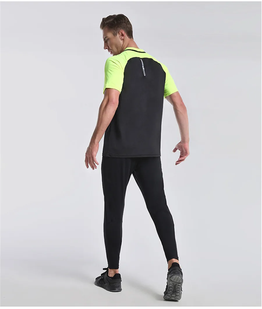 Vansydical мужские шорты для бега тренировки Trainning футболка Баскетбол Фитнес тренажерный зал Спортивная Бегущий человек футболки v-образным вырезом топы