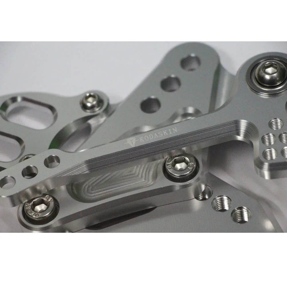 KODASKIN ЧПУ заготовки подножки Rearset задние наборы подножки подходят для Ducati Diavel 11 12 13 14 15 16