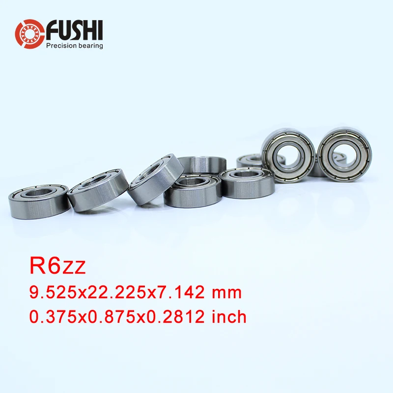 R6ZZ шариковые подшипники Шариковые для моделей RC 10 шт. 3/8 &quotx7/8&quot 9/32 &quotдюйм