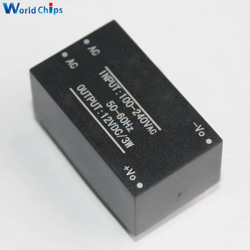 Φ 220V to 5V/3 3 V/12V Мини модуль питания интеллектуальный источника