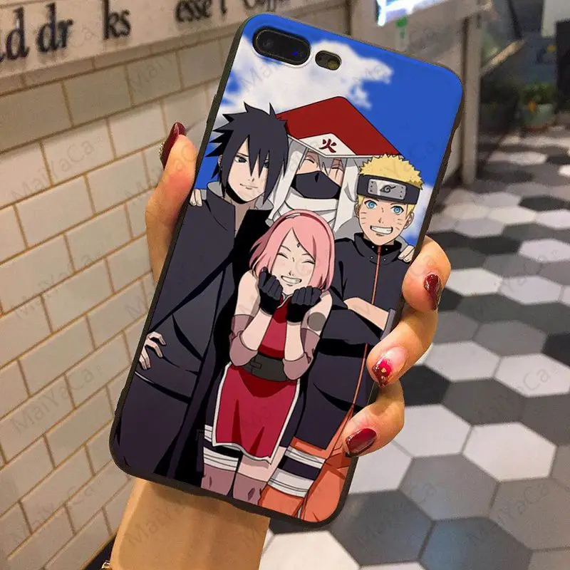 7 MaiYaCa Hokage Наруто Какаши Амин ТПУ мягкий резиновый черный чехол для телефона для iphone X XSMax XR XS 8 8plus 7 7plus 6s 6s Plus 5 5S SE - Цвет: 7
