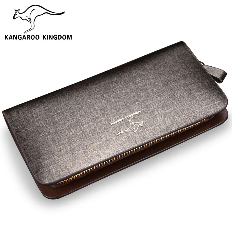 Genuine Kangaroo leather clutch bag leisure and business men hand man large capacity purse wallet | Багаж и сумки