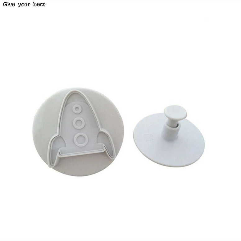 4 шт./компл. внешний космический корабль серия Форма Еда Класс Пластик Формочки