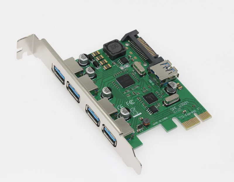 Плата расширения H1111Z 5 портов USB 3 0 PCI-e PCI-E адаптер PCI E Express X1 контроллер карта