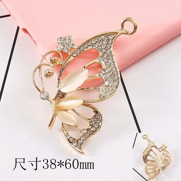 Украшения для волос в виде бабочек 20 шт./лот|rhinestone buttons|button flatbackrhinestone button flatback |