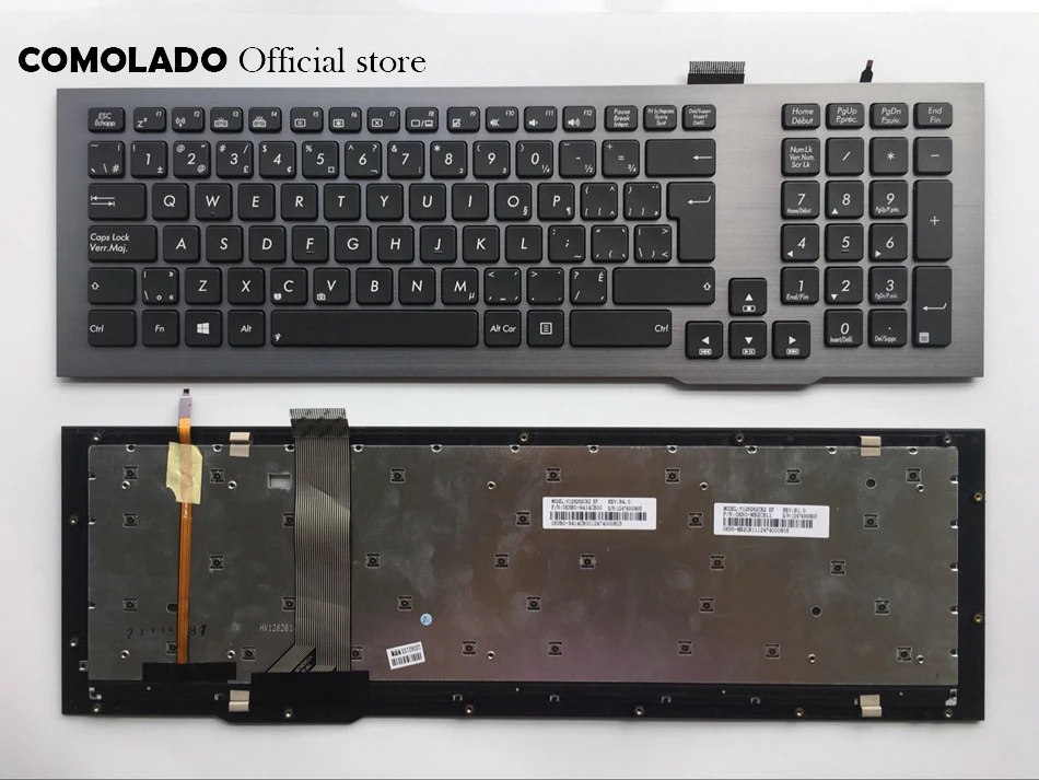 CF клавиатура с канадской раскладкой для Asus G75 G75VW G75VX G75VM подсветка серой рамкой