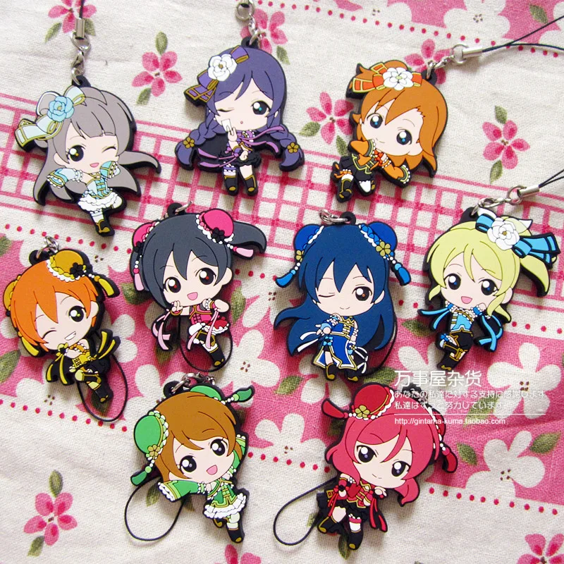 Кадори Нико или Рин Umi Maki аниме Love Live! Отлично! Резиновый брелок в стиле Ципао|love
