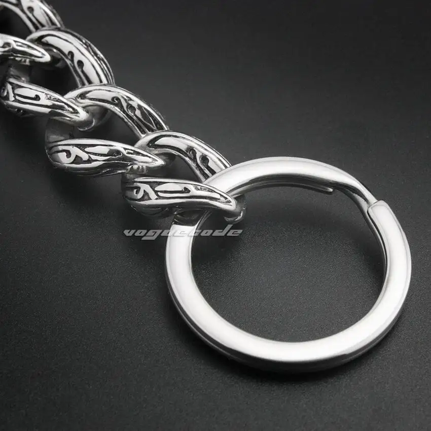 Уникальная Этническая татуировка Мужская Байкерская модель из нержавеющей