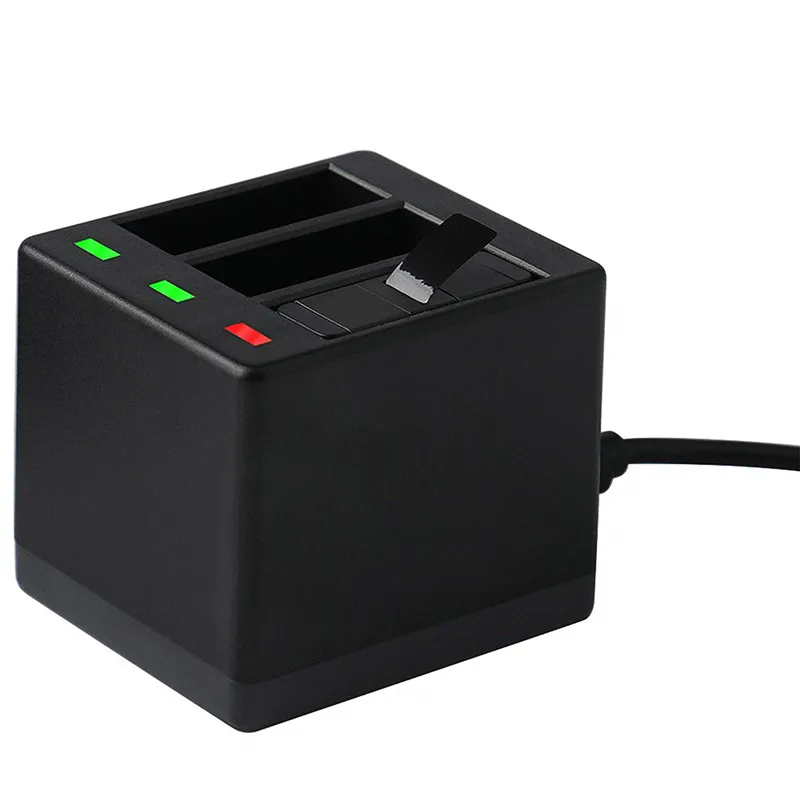 Быстрое 3 канальное зарядное устройство с USB кабелем типа C 5 в 4 а для зарядки GoPro Hero
