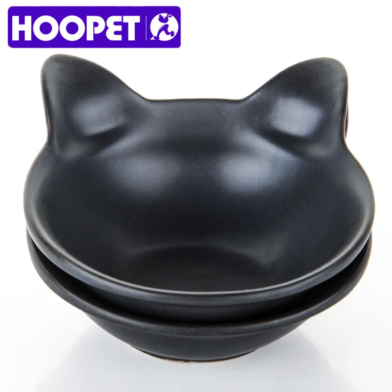 HOOPET кошачьи уши керамическая чаша две чаши в одном упаковочные собака мишки воды