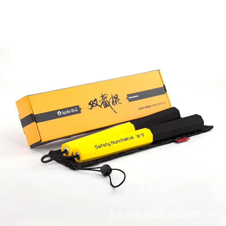 Губка для боевого искусства Nunchaku безопасная губка детей Jeet Kune Do Брюс Ли кунг фу