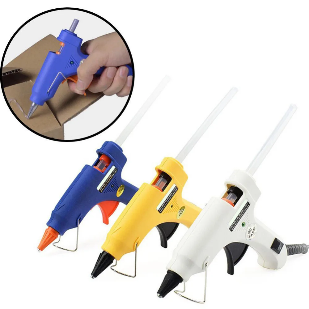 Высокотемпературный нагреватель 100 220 В термоклеевой пистолет 20 Вт Ремонтный
