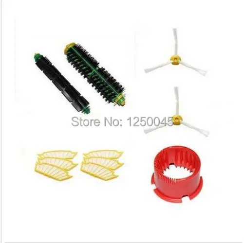 

Flexible Beater Bristle Side brush Filter 3/6 armed kit For iRobot Roomba Vacuum 500 Series 510 530 535 540 550 560 570 580