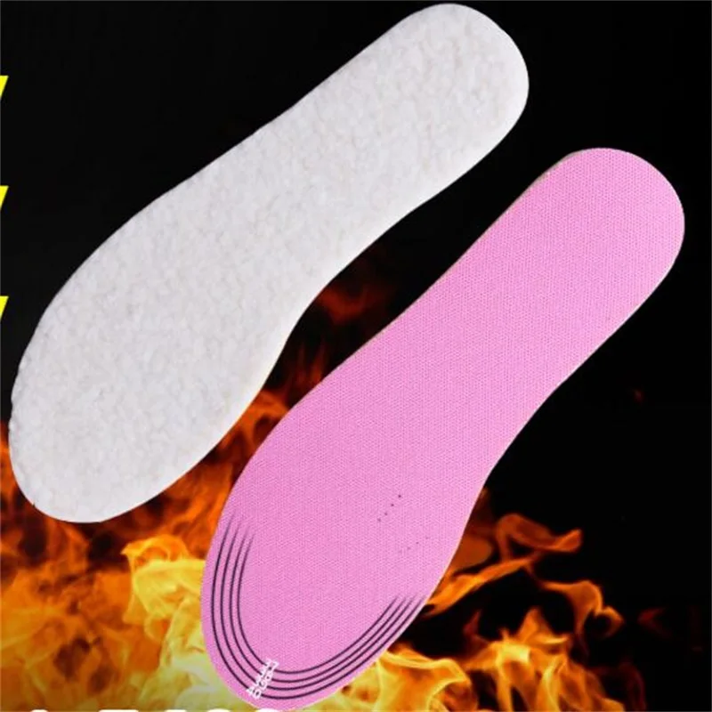 Оптовая Продажа утолщаются овчины Теплые Стельки зимние Спорт на открытом