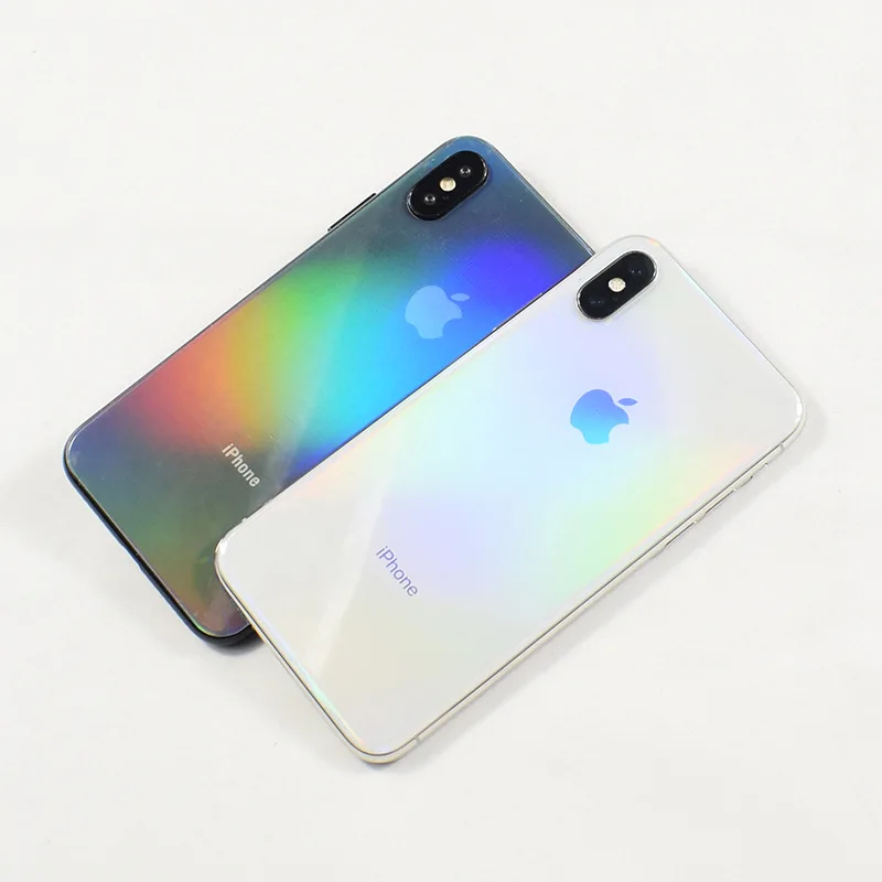 Аврора градиентная прозрачная пленка для iPhone X 8 Plus мобильный декоративный