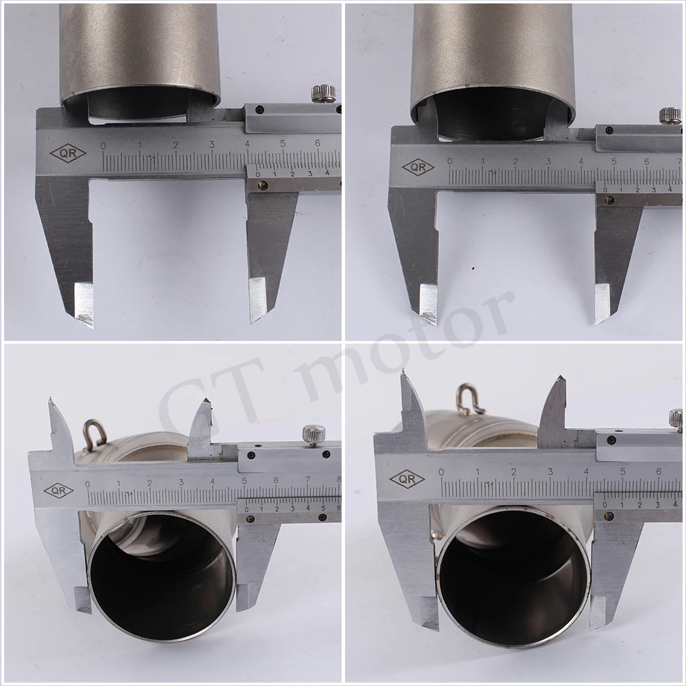 GT мотор-мотоцикл выхлопных среднего трубы круглые глушитель для Kawasaki Z1000 2010-2016