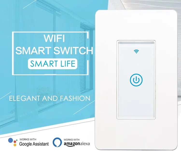 Smart Life Tuya App US Wifi переключатель Smart Touch панель Переключатель умный дом автоматизация работает с Google Home помощь Alexa IFTTT