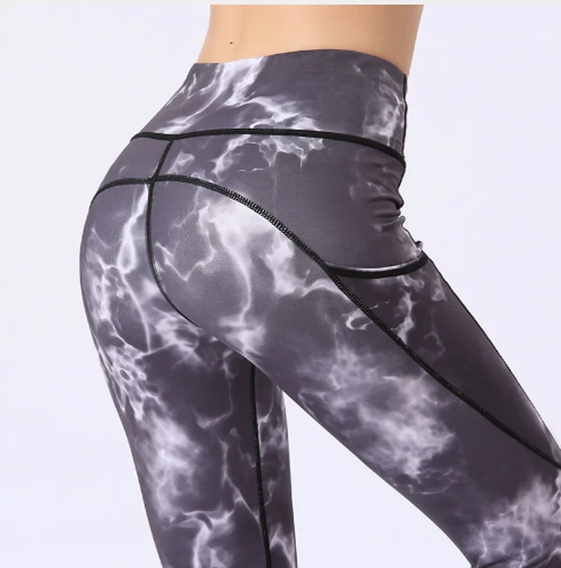 Женские брюки для тренировки Спортивные Леггинсы женская спортивная одежда
