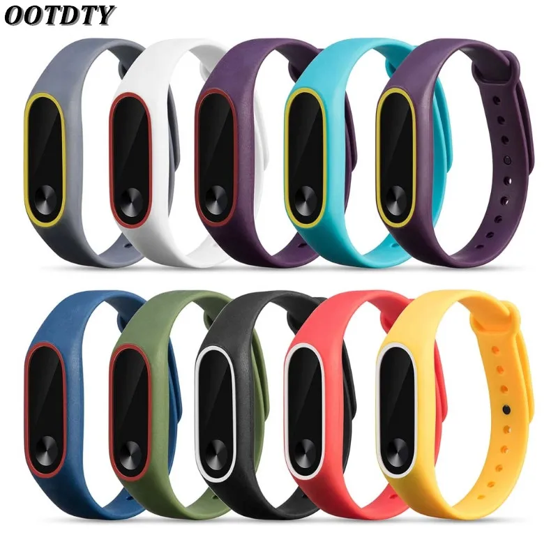 Оригинальный силиконовый сменный ремешок OOTDTY для браслета XIAOMI MI Band 2 |