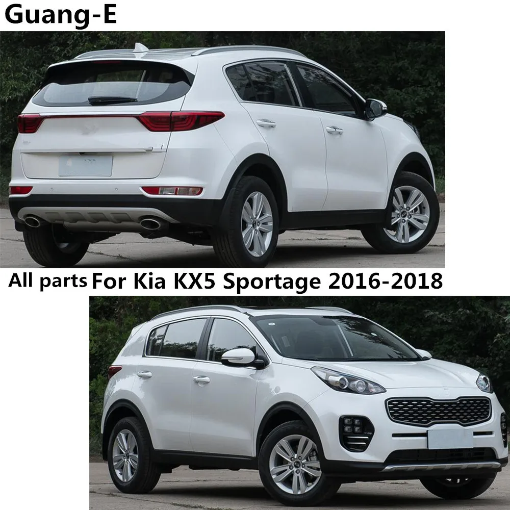 

Car body styling stick trim stainless steel door inner built handle bowl frame lamp 4pcs For Kia Sportage KX5 2016 2017 2018