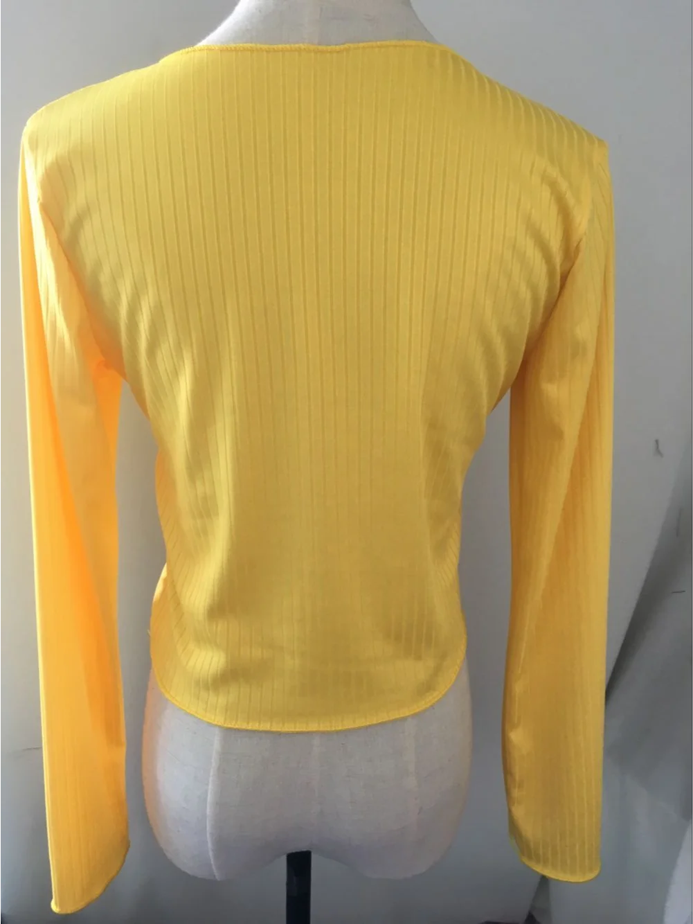 Осенняя Новая модная короткая сексуальная женская одежда с v образным вырезом и