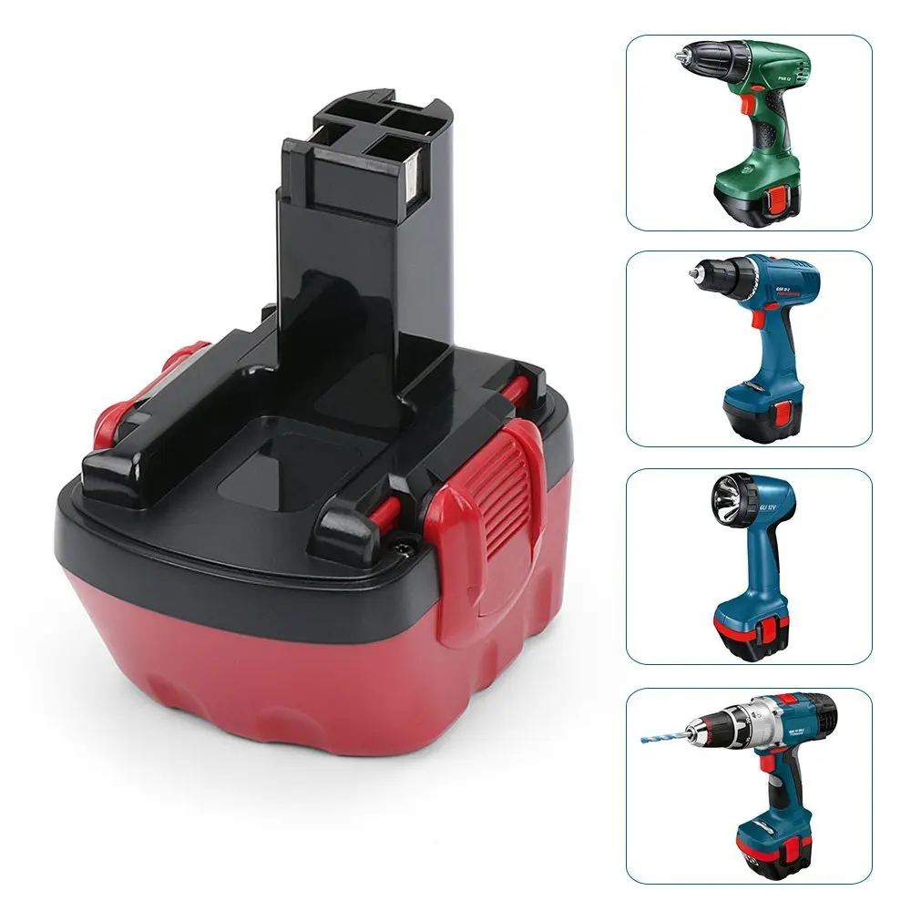 12 V 3.0Ah металл-гидридных или никель Перезаряжаемые Батарея для Bosch GSR 12 V PSR 12 V PAG 12 VE-2 BAT043 BAT045 2 607 335 709 2 607 335 697 батареи