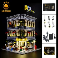 lightailing led light up kit for 10211 grand emporium model building block toys compatible with 15005 lighting set children gift