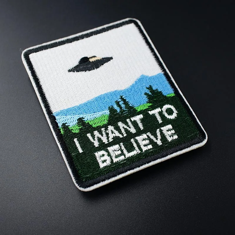 UFO (Размер: 7 6 х9 см) значки сделай сам вышивка ремонт патч аппликация Детские