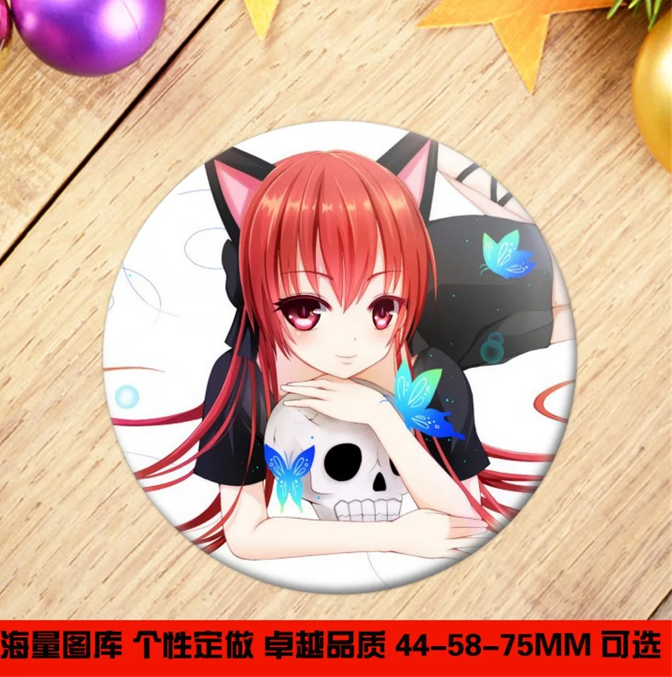 QiYuFang FFFPIN 4 см японский аниме тканевая брошь Модная бижутерия мультяшный значок