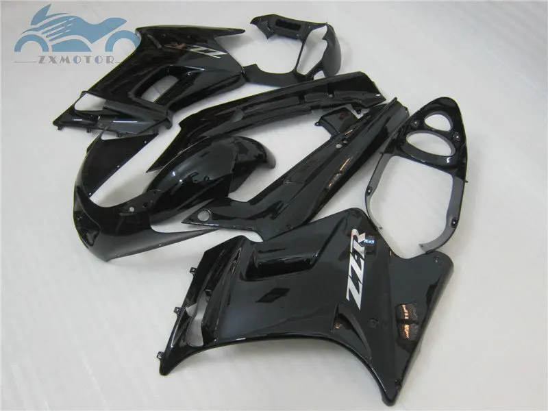Пользовательские Обтекатели кузова Комплект подходит для KAWASAKI ZZR250 1990-2007 ZZR 250 90-07 ABS пластиковые мотоциклетные спортивные Обтекатели Комплекты Черный