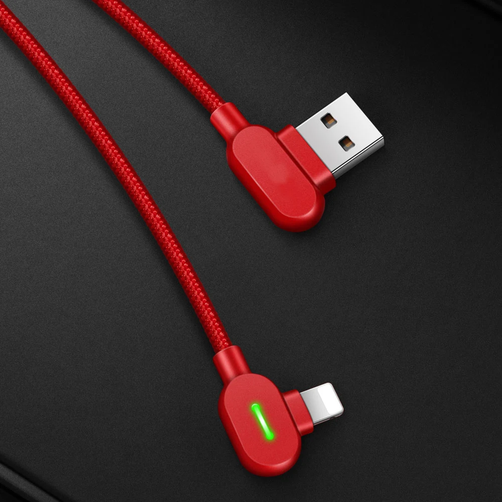 Кабель Micro USB 1 8 м 2 А шнур для быстрой зарядки и синхронизации данных 90 градусов