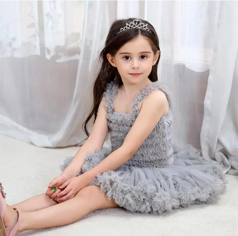 Kids Girls Dress Princess Girl Mesh Tutu 2019 Party Wedding Vestidos Infant Children Clothing JN706 | Детская одежда и обувь