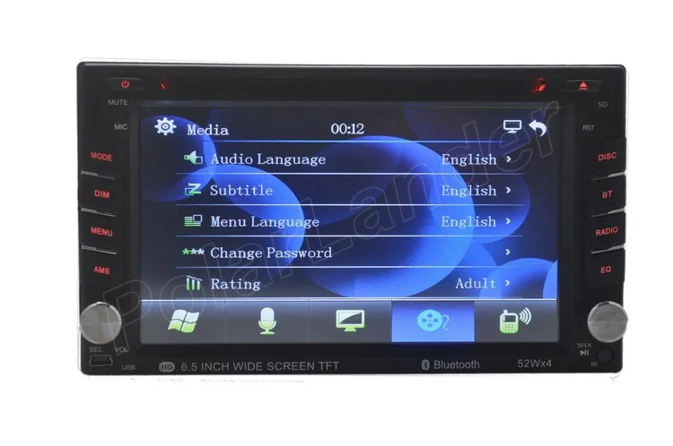 Автомагнитола 2 din 6 5 дюйма 7 языков Bluetooth USB AM FM RDS | Автомобили и мотоциклы