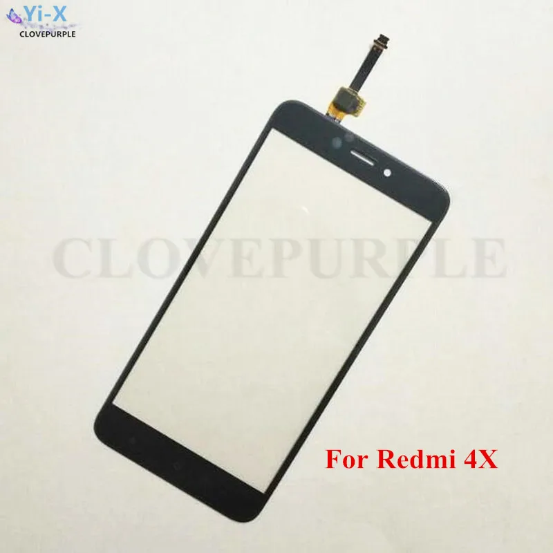 

5PCS/Lot Mobile Phone Touch Screen Panel for Xiaomi Redmi 4X TouchScreen Digitizer Front Touchpad Glass Panel Sensor