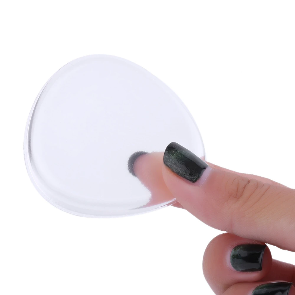 Peach Transparent MOONBIFFY, новинка, горячая Распродажа, силиконовый спонж-блендер, силиконовый спонж для макияжа, спонж для жидкого тонального крема, BB крем, предметы красоты - Цвет: Peach Transparent