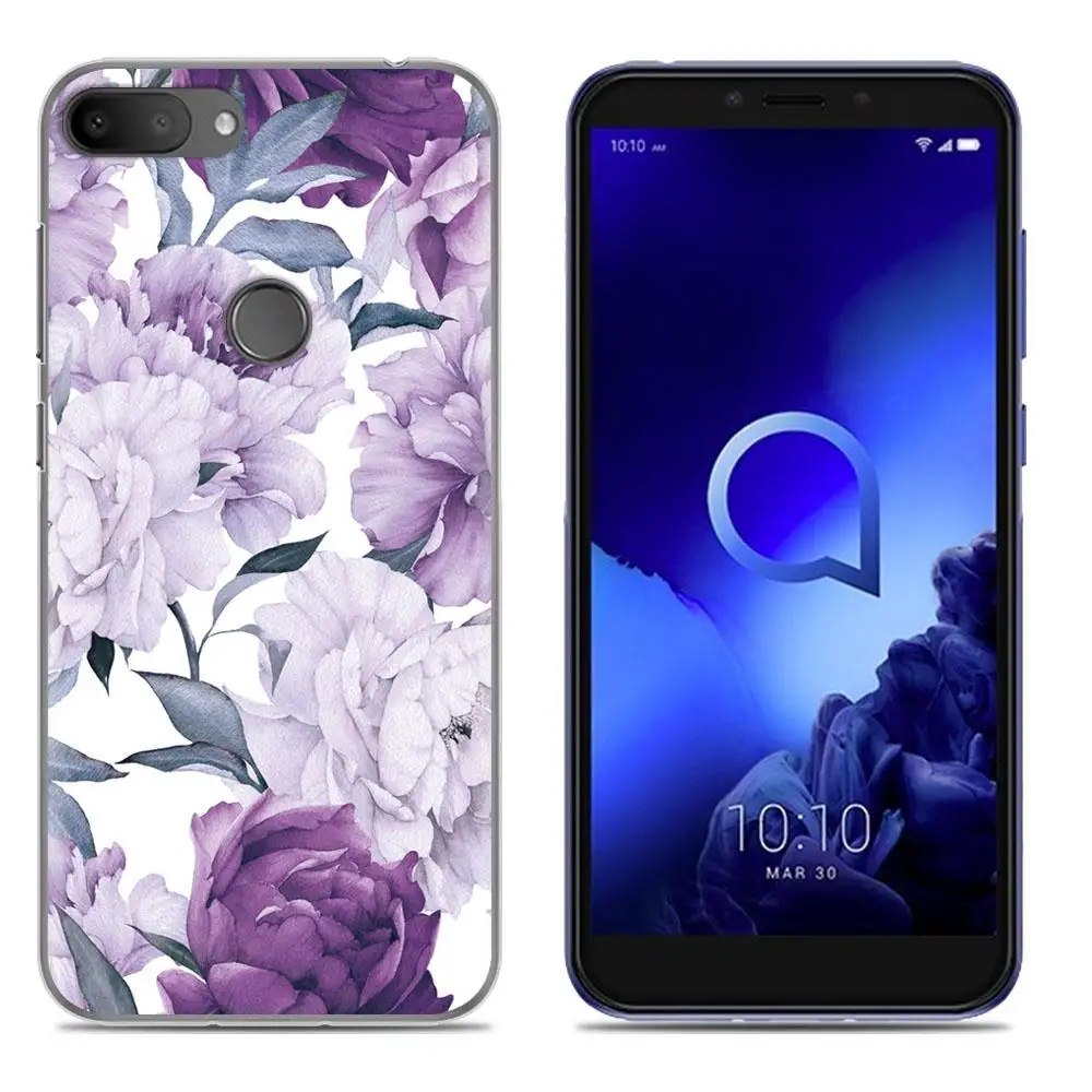 Задняя крышка телефона для Alcatel 1S 5,5-дюймовый стильный дизайн мягкий чехол для телефона цветной окрашенный ТПУ силиконовый чехол - Цвет: 5