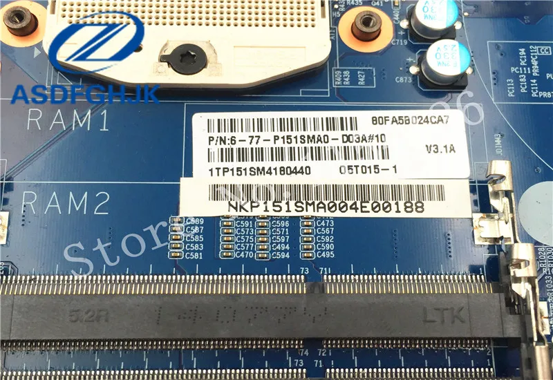 Материнская плата для ноутбука Hasee Raytheon CLEVO P150SM P151SM материнская 6 71 P15S0 DA3A 77 p151sma0 d03a