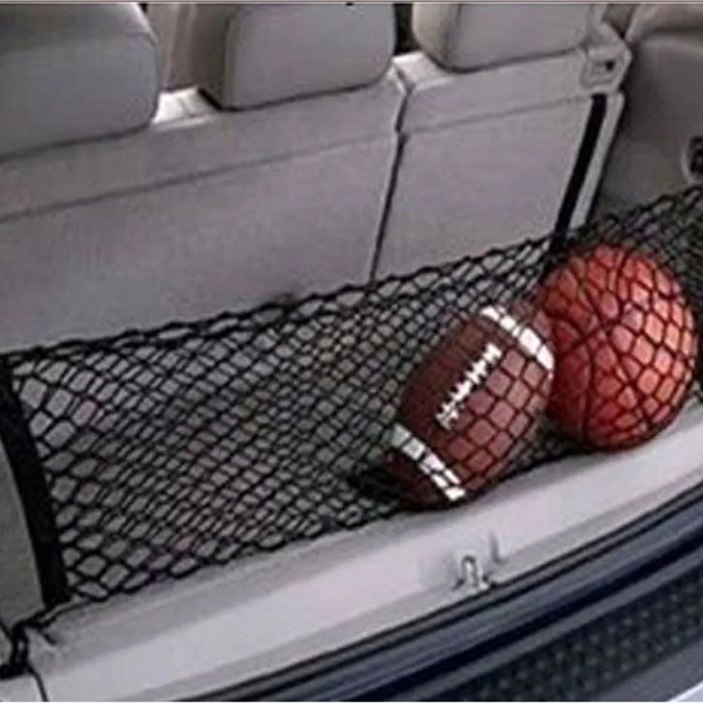 Universal Car Net Bag Seat Back Organizer Storage for Auto SUV Van Truck Trunk Stowing Tidying Interior Accessories | Автомобили и