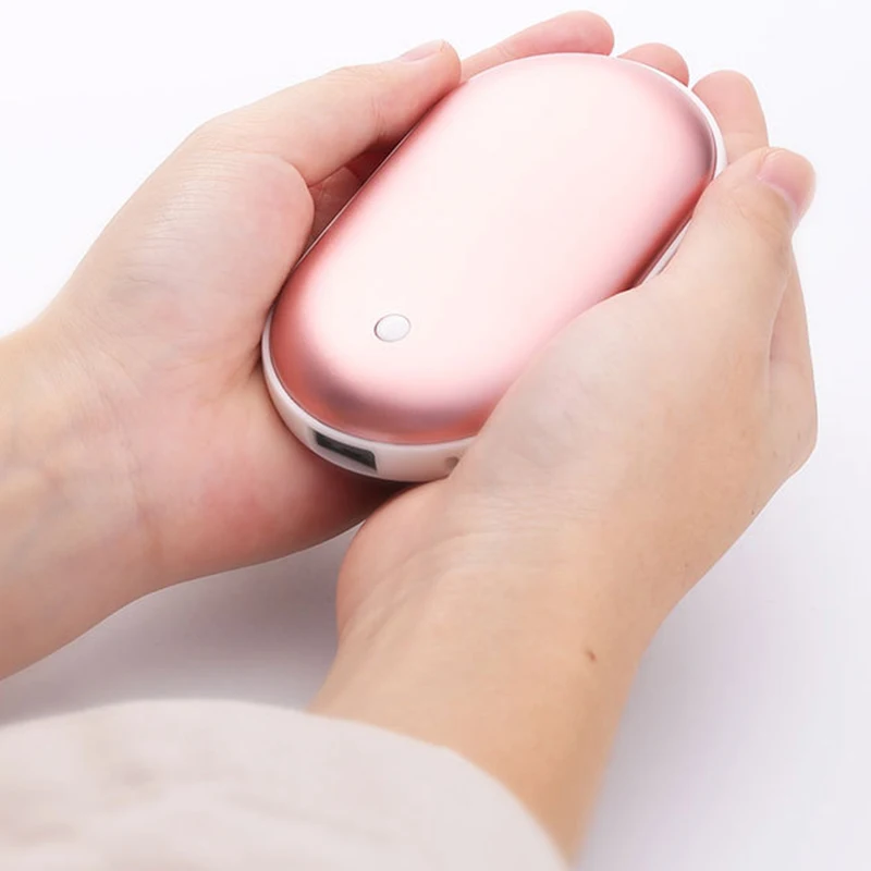 Перезаряжаемые грелки для рук Электрические heater5200mAh Powerbank многоразовые