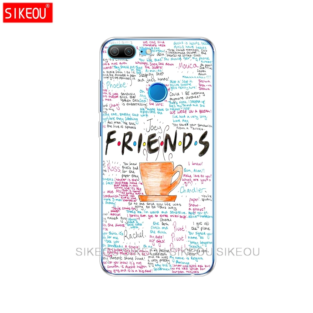 Силиконовый чехол для телефона Huawei Honor 10 V10 3c 4C 5c 5x 4A 6A 6C pro 6X 7X 6 7 8 9 LITE Friends TV Show