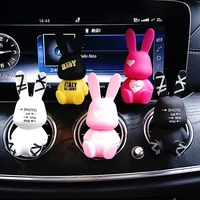 joormom baby rabit car air conditioning outlet perfume clip car perfume car decorations rhinestone pink car accessories