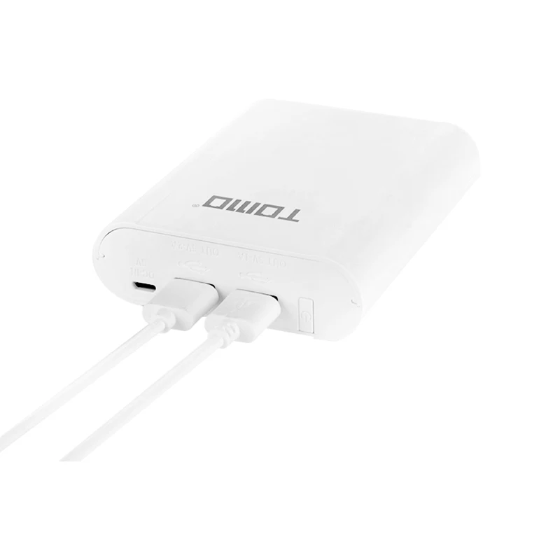 Внешний блок питания TOMO M4 с портом зарядное устройство 2 USB-портами пластиковый