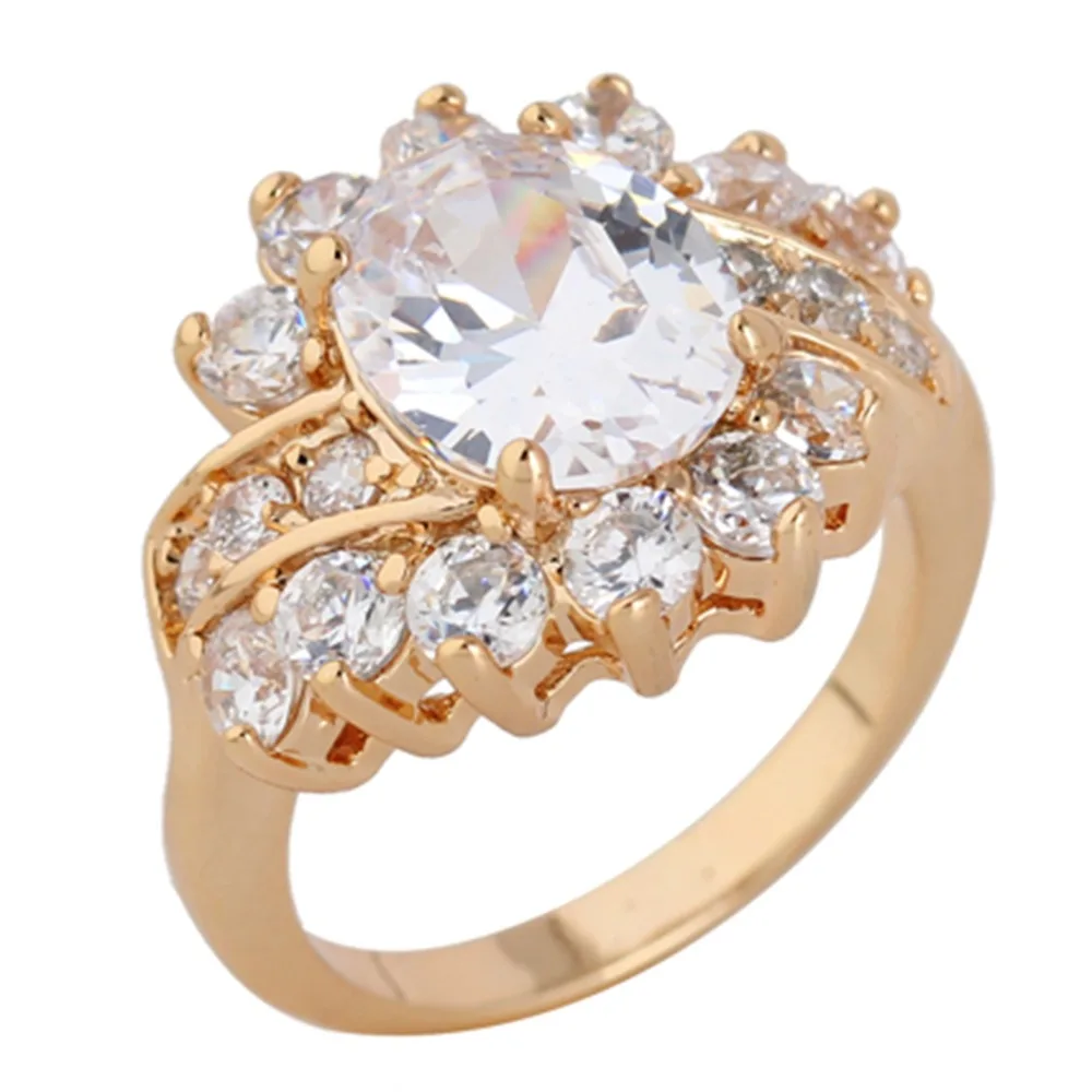 Simple and fashionable temperament exaggerated lady ring Retro elegant noble Women's luxury jewelry wholesale | Украшения и