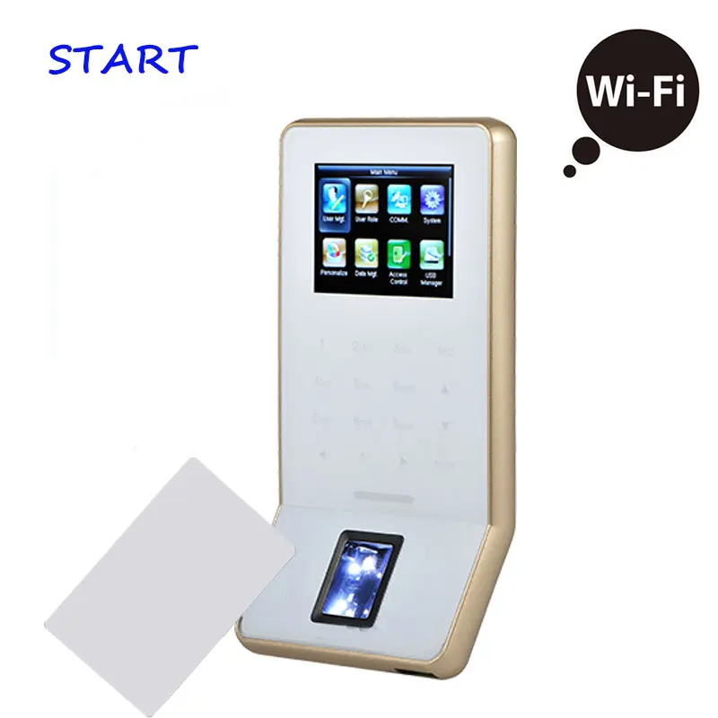 ZK F22 контроль доступа по отпечаткам пальцев и Rfid + Tcp/ip система контроля допуска к