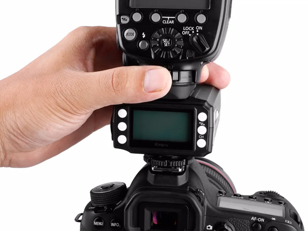 Pixel King Pro приемопередатчик Вспышка Speedlite TTL высокоскоростной беспроводной триггер