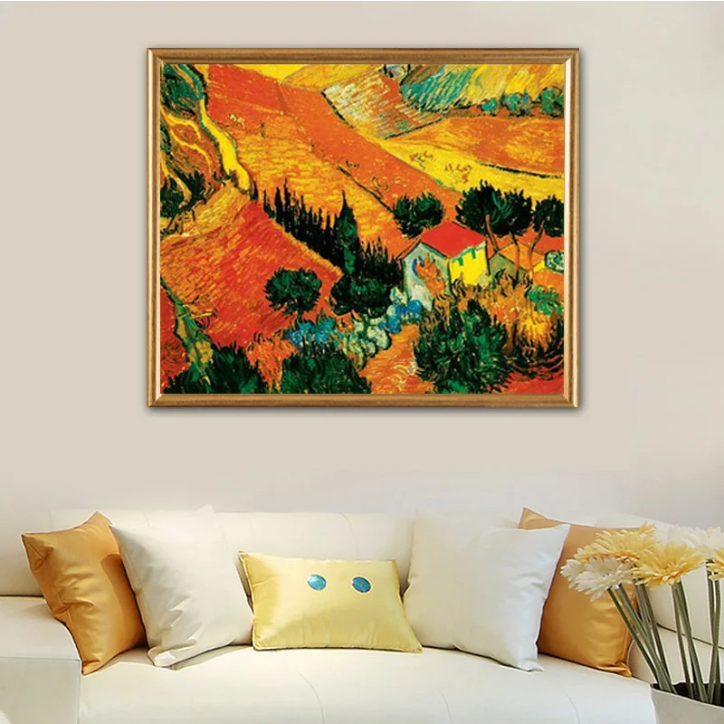 Вышивка вышивка Набор для вышивки крестиком 14 карат живописный Декор Ван Гога с