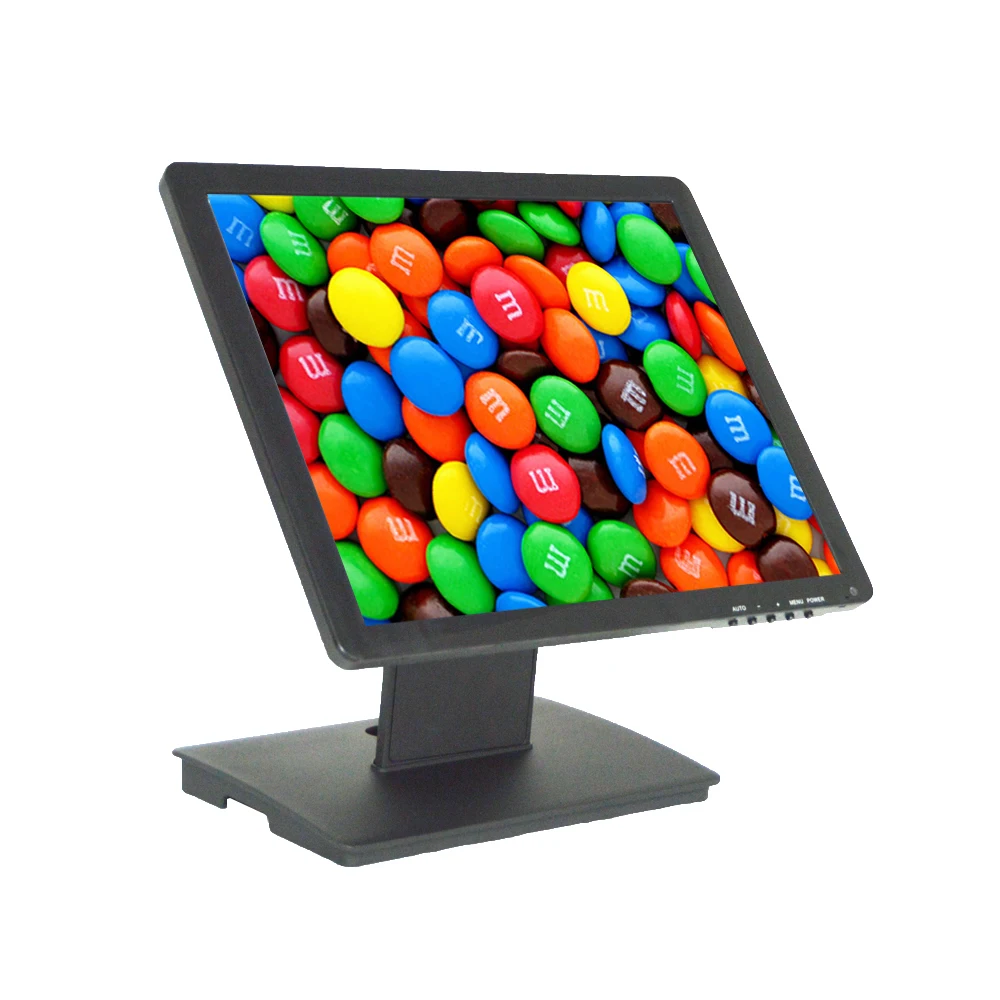 17 дюймов сенсорный экран монитор lcd cctv монитор для pos/cctv киоск