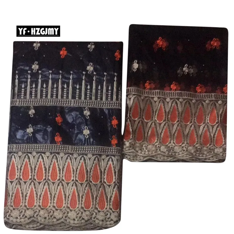 YF HZGJMY Bazin Riche Getzner 7 Yards African Cotton French Lace High Quality Wedding Dress Nigeria Women Fabric JA303 | Дом и сад